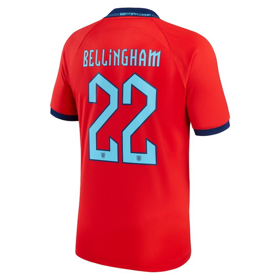 2022/2023 Jude Bellingham England Away Men's Soccer Jersey