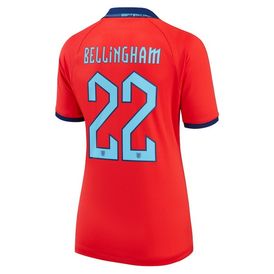 2022/2023 Jude Bellingham England Away Women's Soccer Jersey