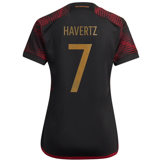 2022/2023 Kai Havertz Germany Away Women's Soccer Jersey - Click Image to Close