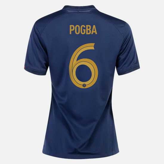 22/23 Paul Pogba France Home Women's Soccer Jersey