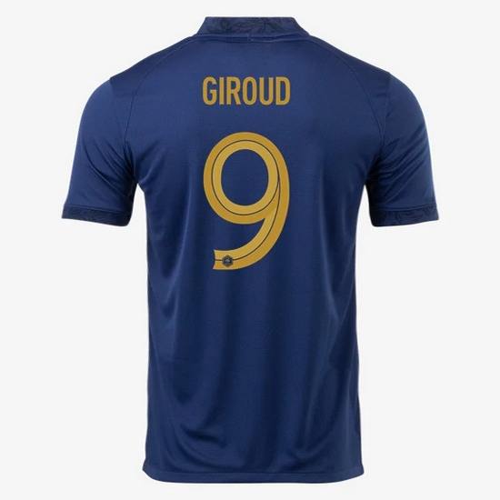 2022/23 Olivier Giroud France Home Men's Soccer Jersey