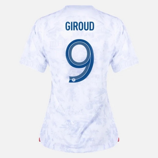2022/2023 Olivier Giroud France Away Women's Soccer Jersey
