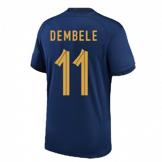 2022/23 Ousmane Dembele France Home Men's Soccer Jersey