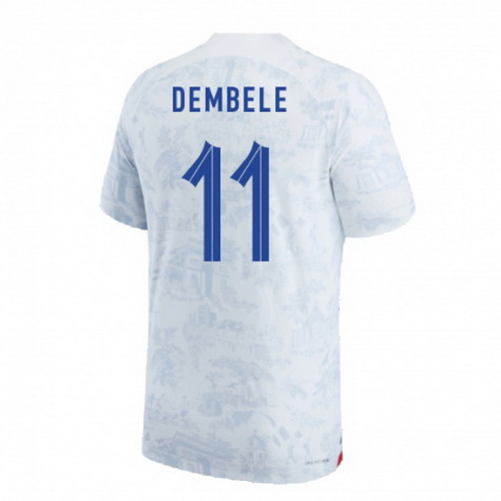2022/2023 Ousmane Dembele France Away Men's Soccer Jersey