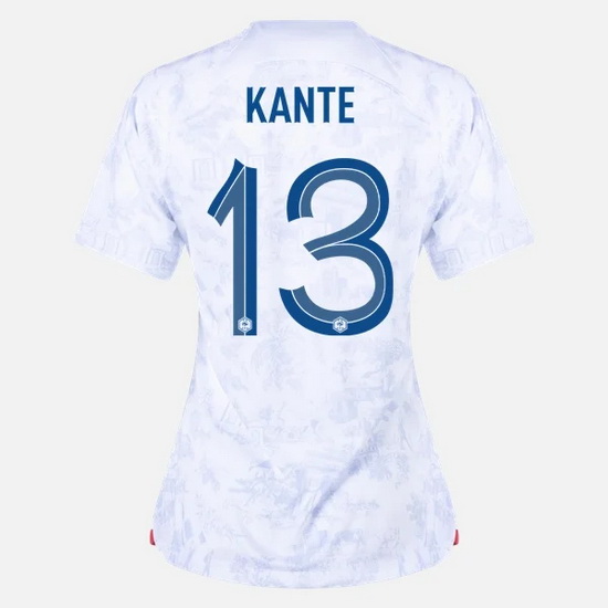 2022/2023 N'Golo Kante France Away Women's Soccer Jersey
