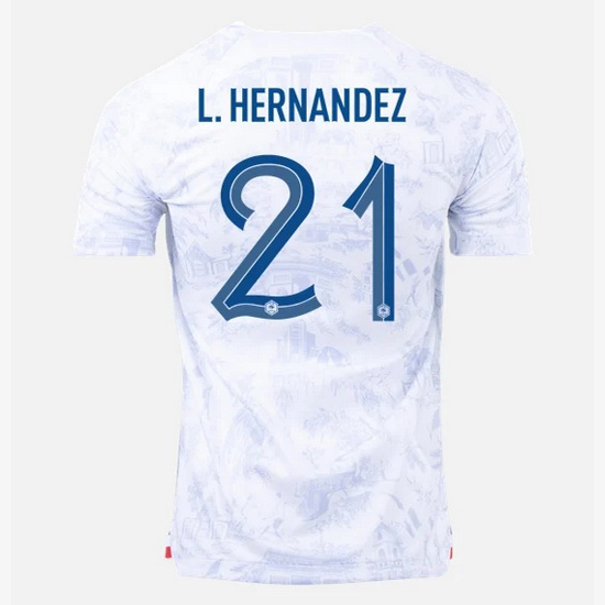 2022/2023 Lucas Hernandez France Away Men's Soccer Jersey