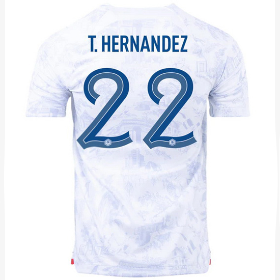 2022/2023 Theo Hernandez France Away Men's Soccer Jersey