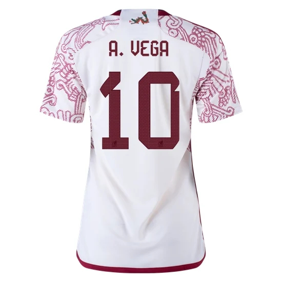 2022/2023 Alexis Vega Mexico Away Women's Soccer Jersey