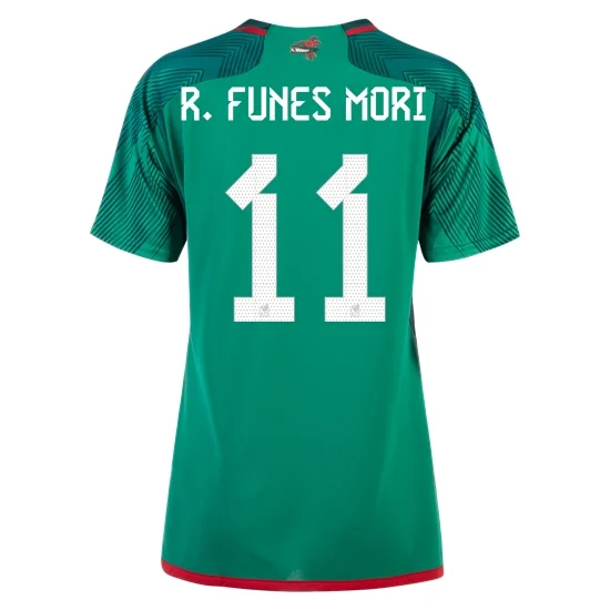 22/23 Rogelio Funes Mori Mexico Home Women's Soccer Jersey