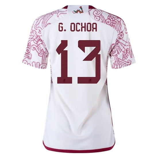 2022/2023 Guillermo Ochoa Mexico Away Women's Soccer Jersey