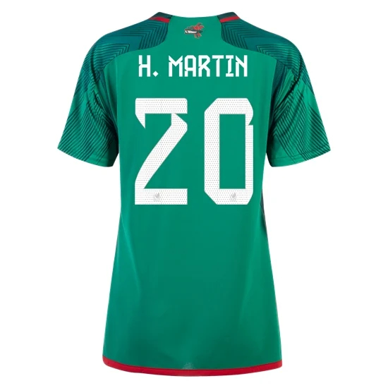 22/23 Henry Martin Mexico Home Women's Soccer Jersey