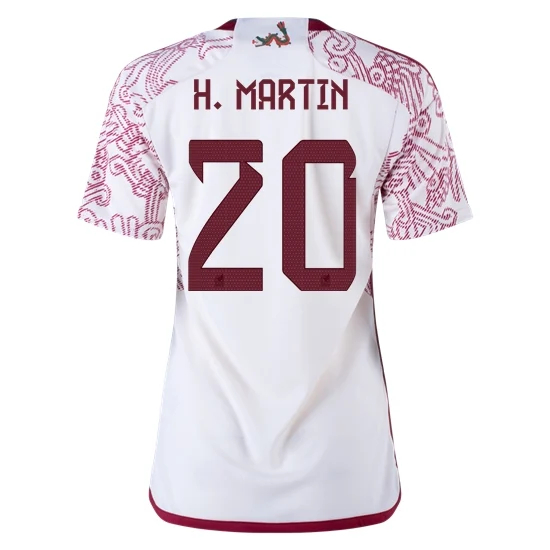 2022/2023 Henry Martin Mexico Away Women's Soccer Jersey - Click Image to Close