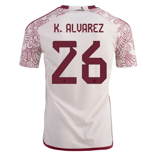 2022/2023 Kevin Alvarez Mexico Away Men's Soccer Jersey