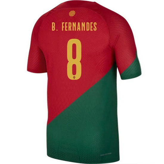 2022/23 Bruno Fernandes Portugal Home Men's Soccer Jersey