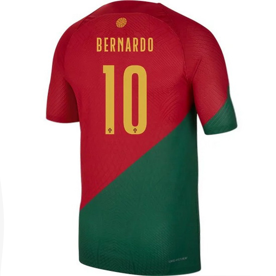 2022/23 Bernardo Silva Portugal Home Men's Soccer Jersey