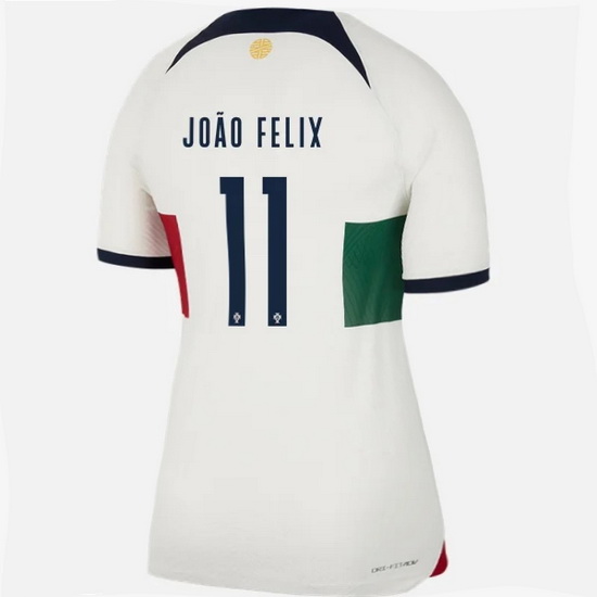 2022/2023 Joao Felix Portugal Away Women's Soccer Jersey