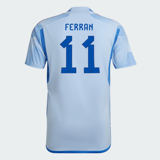 2022/2023 Ferran Torres Spain Away Men's Soccer Jersey