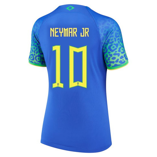 2022/2023 Neymar Brazil Away Women's Soccer Jersey