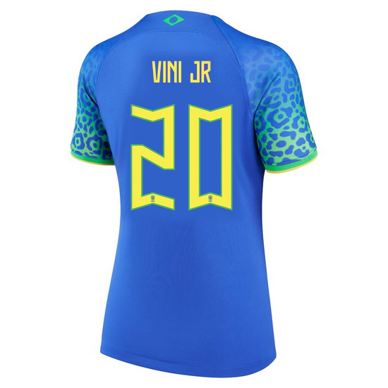 2022/2023 Vini Jr Brazil Away Women's Soccer Jersey