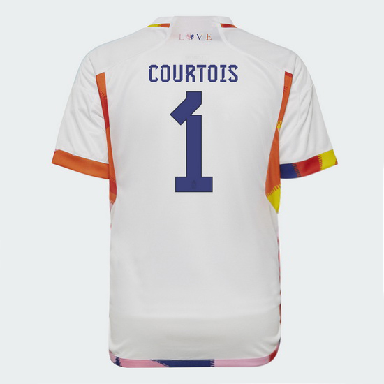 2022/2023 Thibaut Courtois Belgium Away Men's Soccer Jersey