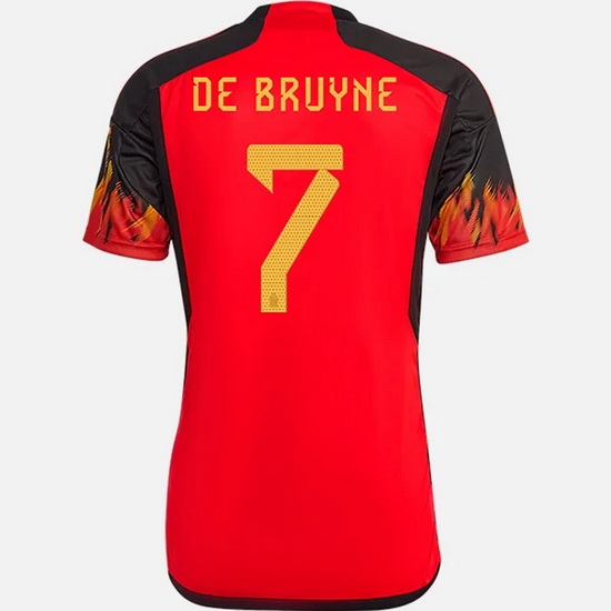 22/23 Kevin De Bruyne Belgium Home Women's Soccer Jersey