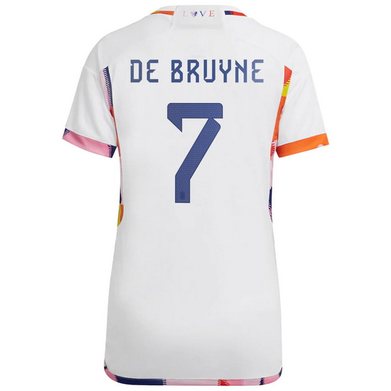 2022/2023 Kevin De Bruyne Belgium Away Women's Soccer Jersey
