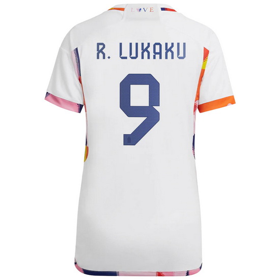 2022/2023 Romelu Lukaku Belgium Away Women's Soccer Jersey