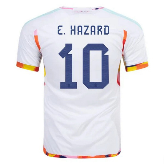 2022/2023 Eden Hazard Belgium Away Men's Soccer Jersey