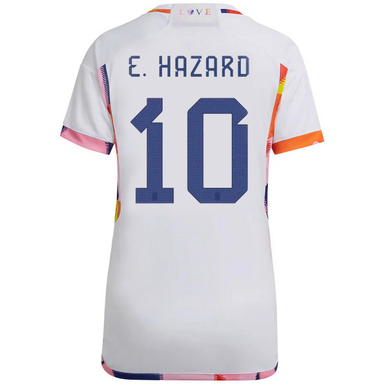 2022/2023 Eden Hazard Belgium Away Women's Soccer Jersey
