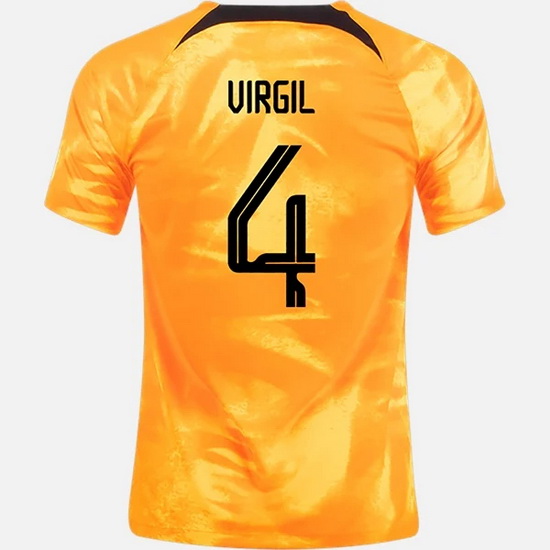 2022/23 Virgil van Dijk Netherlands Home Men's Soccer Jersey