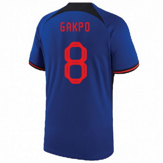 2022/2023 Cody Gakpo Netherlands Away Men's Soccer Jersey