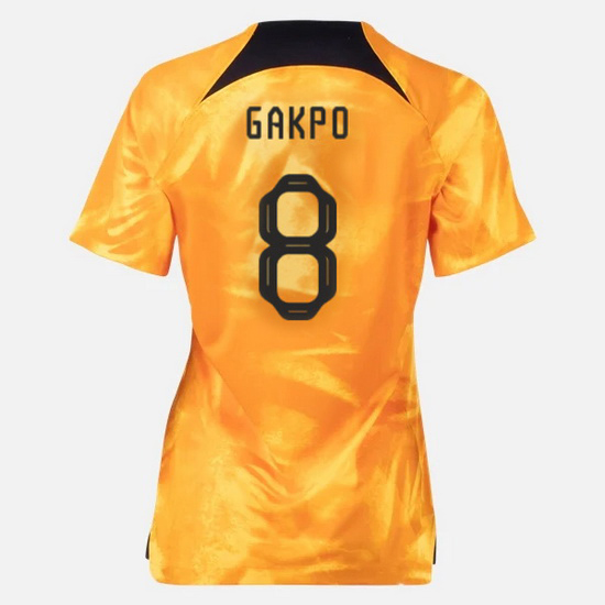 22/23 Cody Gakpo Netherlands Home Women's Soccer Jersey