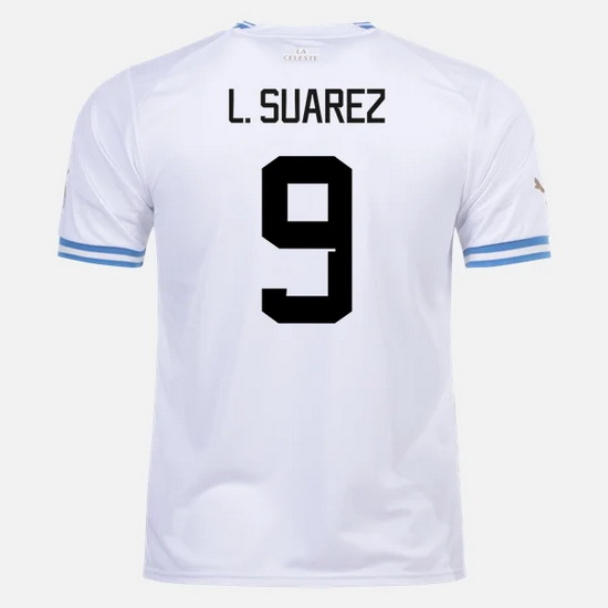 2022/23 Luis Suarez Uruguay Home Men's Soccer Jersey