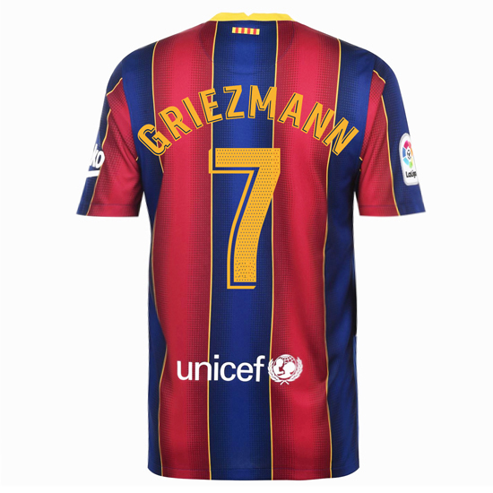 2020/21 Antoine Griezmann Home Men's Soccer Jersey