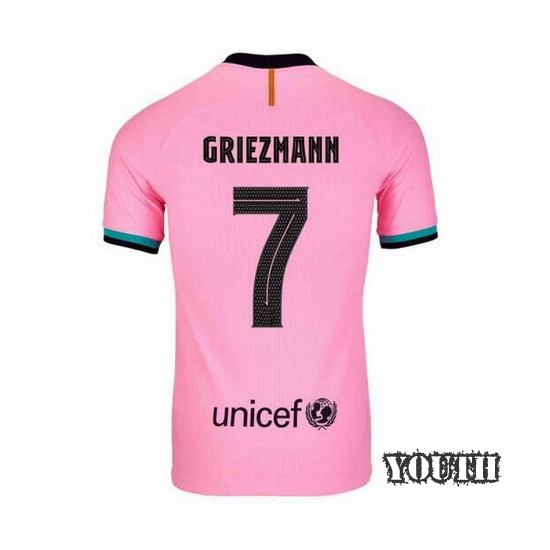 20/21 Antoine Griezmann Barcelona Third Youth Soccer Jersey