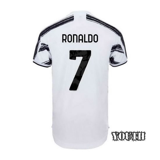 2020/2021 Cristiano Ronaldo Juventus Home Youth Soccer Jersey
