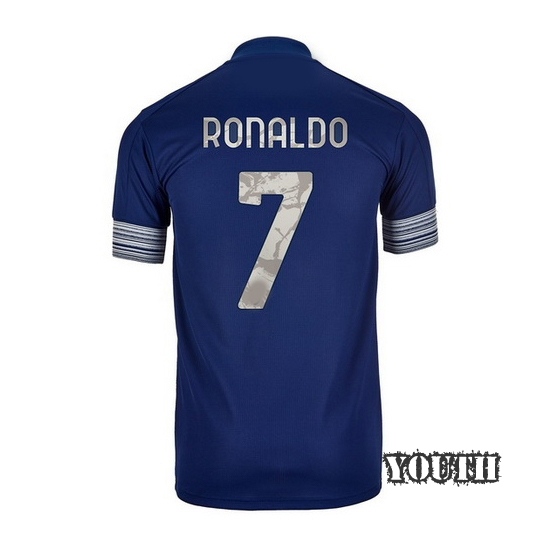2020/21 Cristiano Ronaldo Juventus Away Youth Soccer Jersey