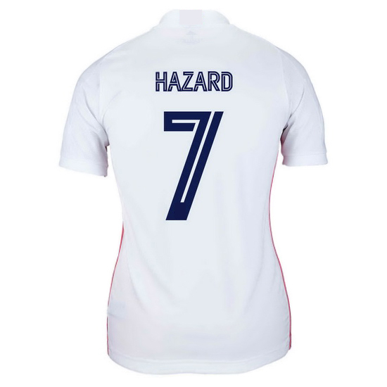 20/21 Eden Hazard Real Madrid Home Women's Soccer Jersey - Click Image to Close