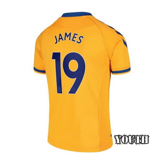 2020/21 James Rodriguez Everton Away Youth Soccer Jersey