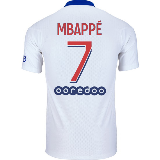 20/21 Kylian Mbappe Away Men's Soccer Jersey