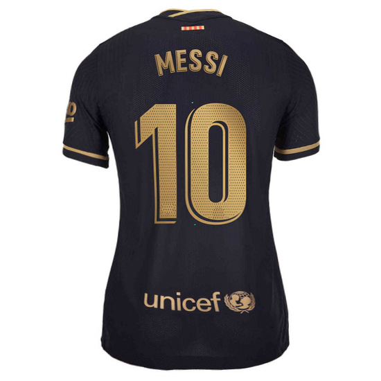 2020/2021 Lionel Messi Barcelona Away Women's Soccer Jersey