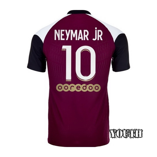 20/21 Neymar JR PSG Third Youth Soccer Jersey