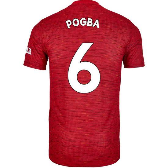 2020/21 Paul Pogba Manchester United Home Men's Soccer Jersey