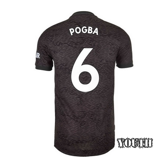 2020/21 Paul Pogba Manchester United Away Youth Soccer Jersey