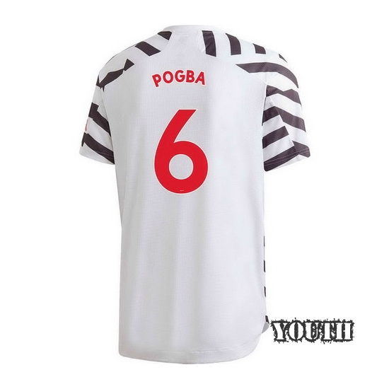 20/21 Paul Pogba Manchester United Third Youth Soccer Jersey