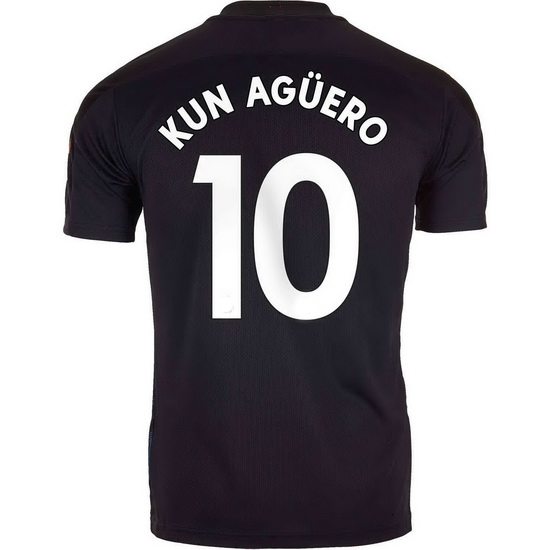20/21 Sergio Aguero Manchester City Away Men's Soccer Jersey