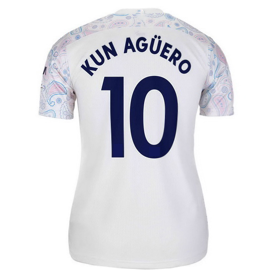 2020/21 Sergio Aguero Manchester City Third Women's Soccer Jersey