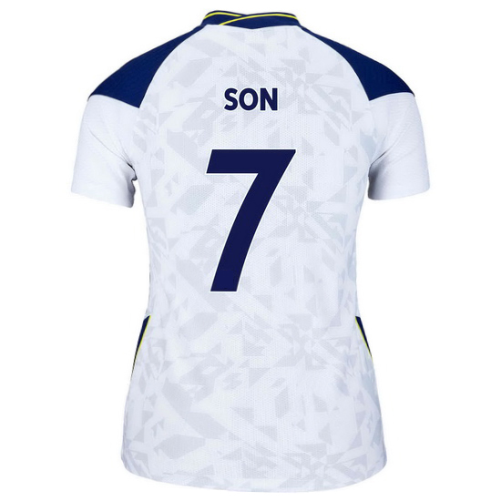 20/21 Son Heung Min Tottenham Home Women's Soccer Jersey - Click Image to Close