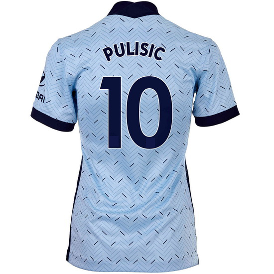 2020/2021 Christian Pulisic Chelsea Away Women's Soccer Jersey - Click Image to Close