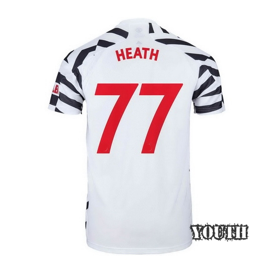20/21 Tobin Heath Manchester United Third Youth Soccer Jersey